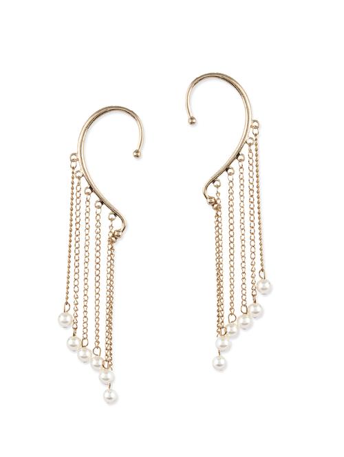 gold metal alloy earring - 11110974 - Very Small Image - 1