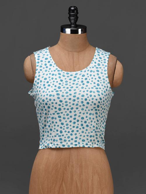printed sleeveless crop top - 1111099 - Very Small Image - 1