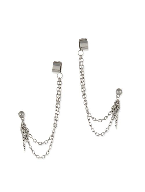 silver metal alloy earring - 11110996 - Very Small Image - 1