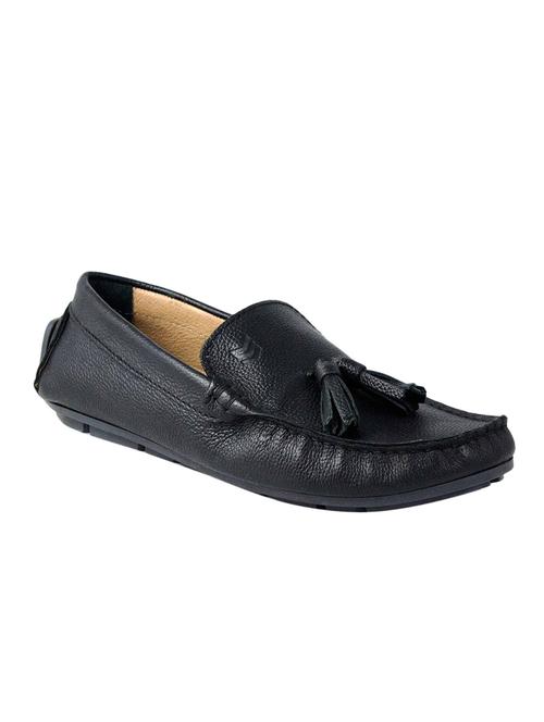 black Leatherette moccasin - 11112425 - Very Small Image - 1
