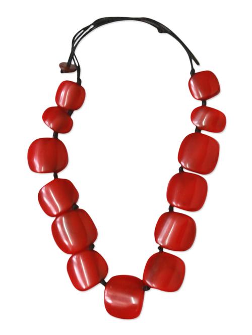 red brass short necklace - 11114895 - Very Small Image - 1
