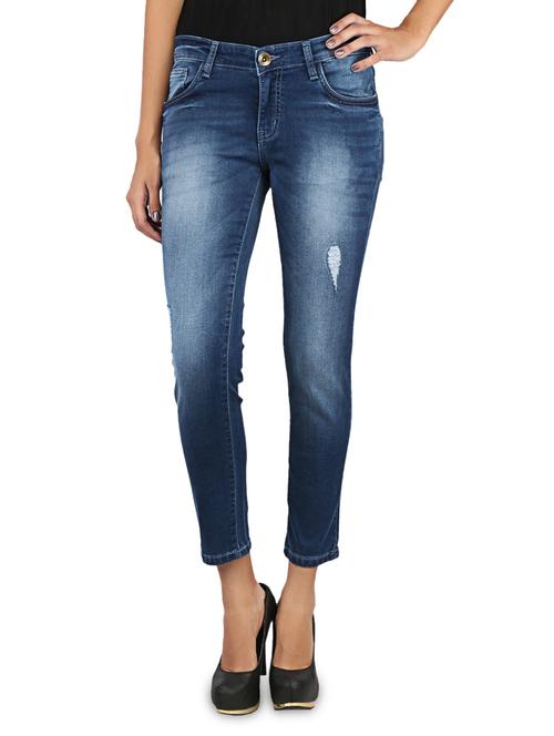 blue cropped skinny jeans - 1111951 - Very Small Image - 1