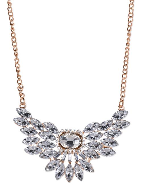 crystal embellished golden neckpiece - 1112359 - Very Small Image - 1