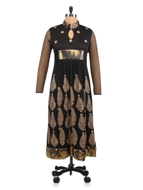 paisley block print kurta - 1112469 - Very Small Image - 1