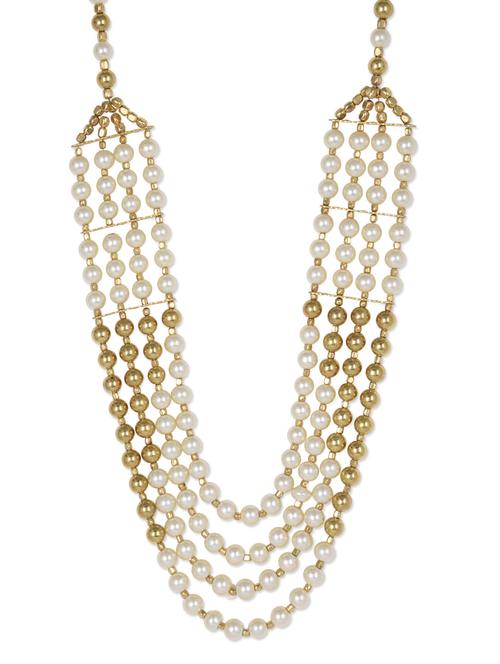 pearl embellished multilayered neckpiece - 1112987 - Very Small Image - 1