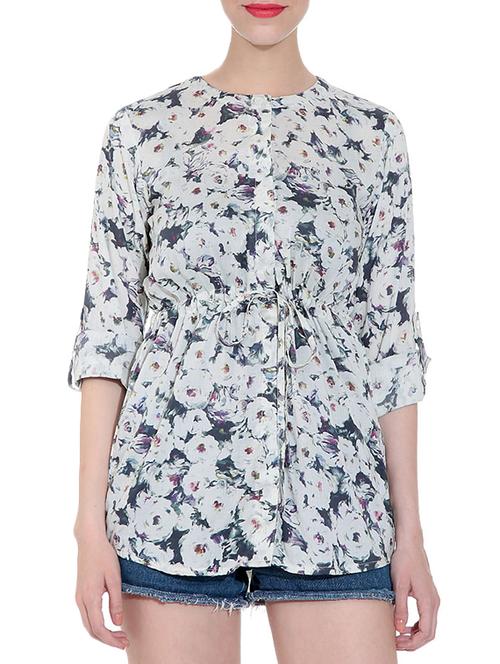 white cotton regular top - 11130925 - Very Small Image - 1
