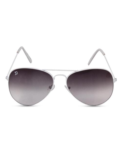 white metal frame aviator sunglasses - 1113152 - Very Small Image - 1