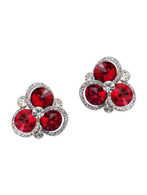 red metal studs earrings - 11142205 - Very Small Image - 1