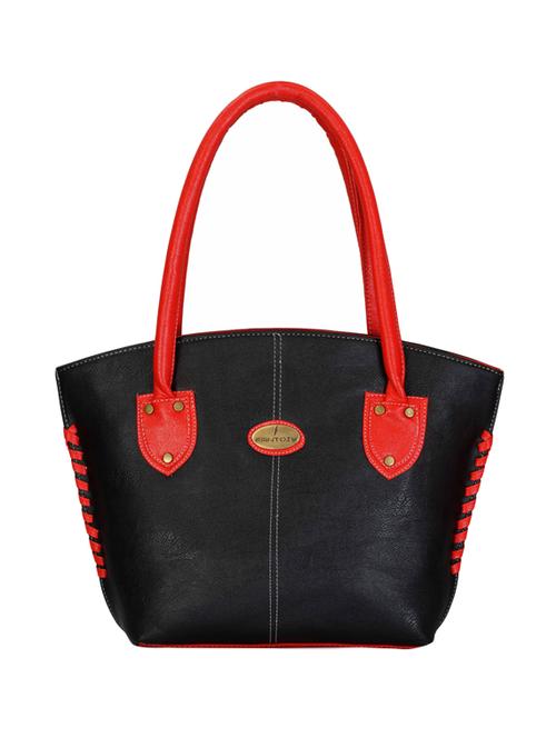 black leatherette handbag - 11142455 - Very Small Image - 1