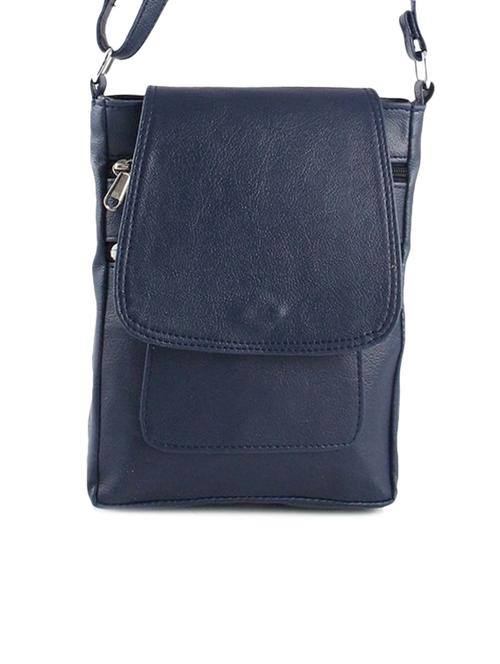blue leatherette sling bag - 11142982 - Very Small Image - 1