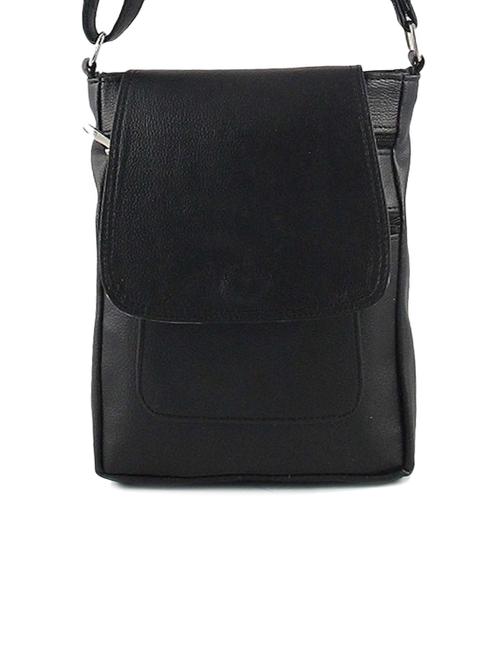 black leatherette sling bag - 11142986 - Very Small Image - 1