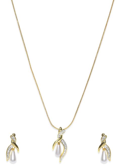 gold metal chain necklace - 11150704 - Very Small Image - 1