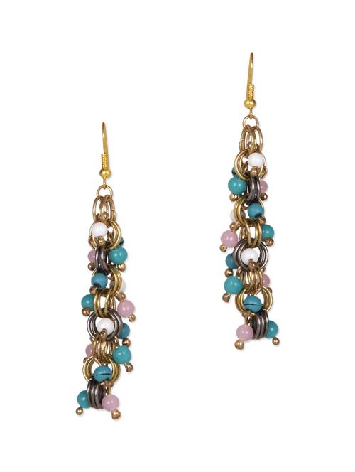 multicolored beaded earrings - 1115120 - Very Small Image - 1