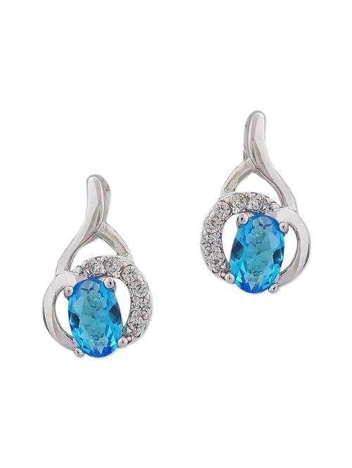 blue metal balli earring - 11153991 - Very Small Image - 1