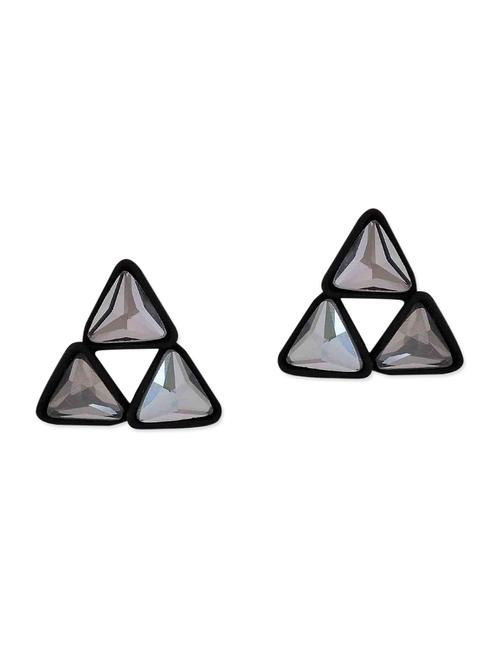 black metal drop earring - 11154043 - Very Small Image - 1