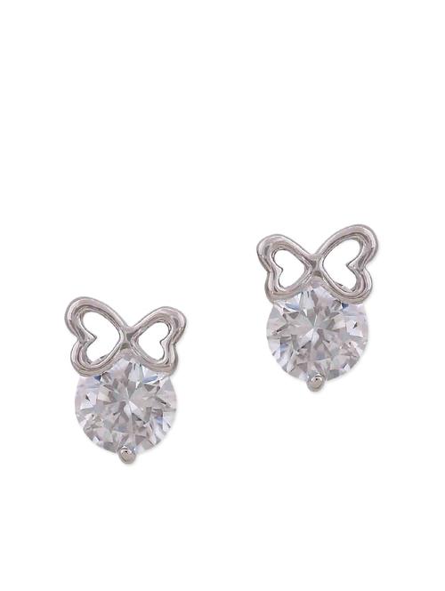 silver metal studs earring - 11154091 - Very Small Image - 1