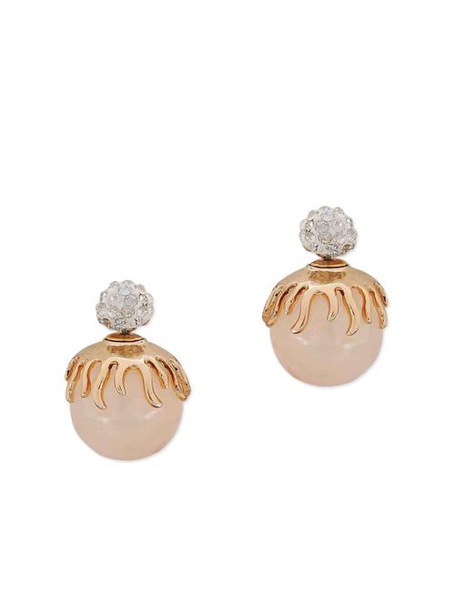silver metal studs earring - 11154100 - Very Small Image - 1