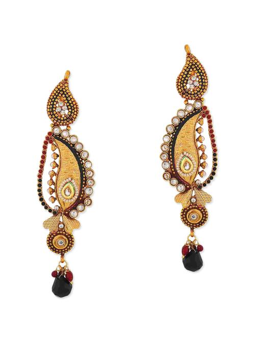 multi colored copper drop earring - 11154109 - Very Small Image - 1