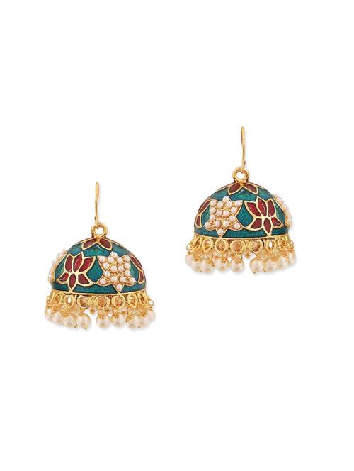 multi colored brass earring - 11154272 - Very Small Image - 1