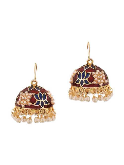 multi colored brass earring - 11154282 - Very Small Image - 1
