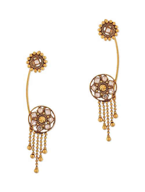 gold copper earring - 11154299 - Very Small Image - 1