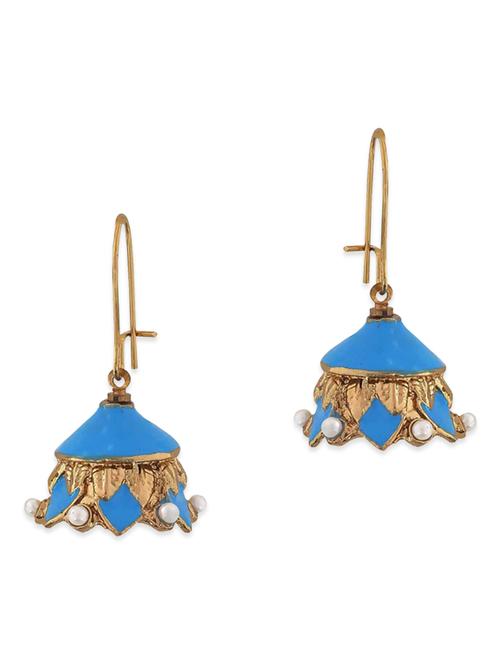 blue brass earring - 11154326 - Very Small Image - 1