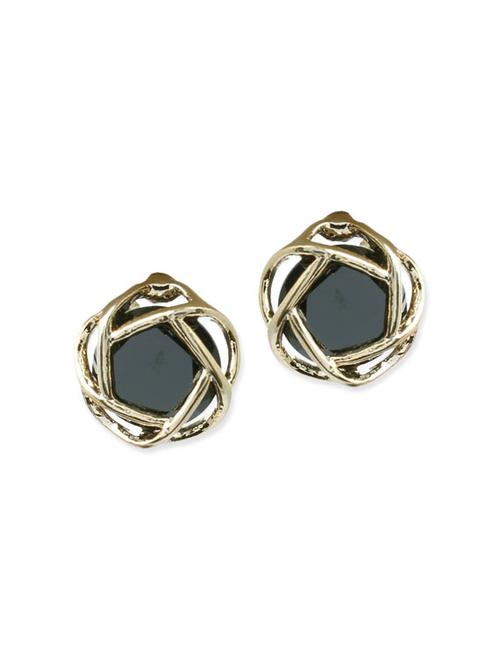 black brass studs earring - 11168418 - Very Small Image - 1