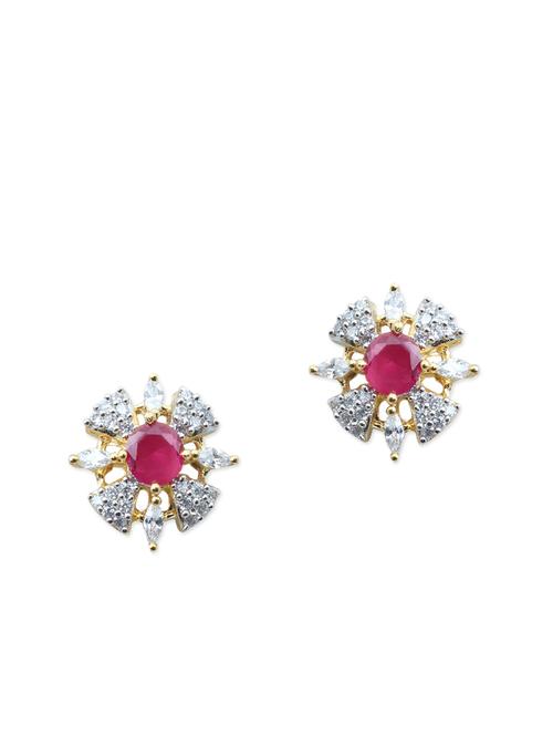 multi colored brass studs earring - 11168433 - Very Small Image - 1