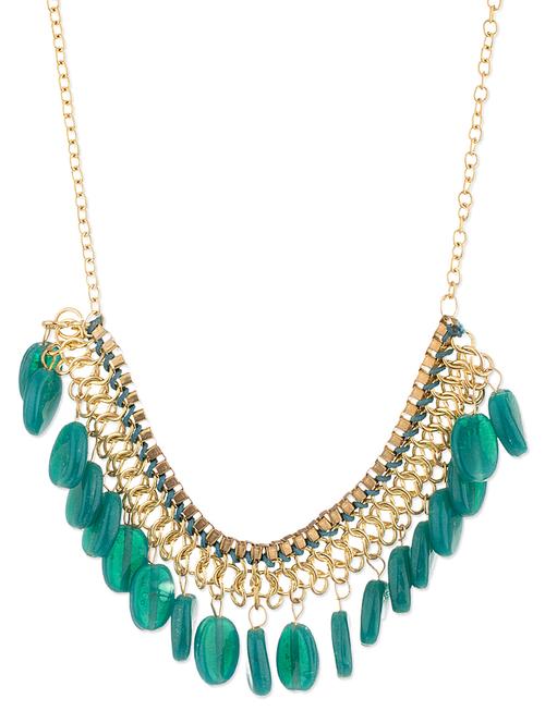Turquoise Embellished Necklace - 1116849 - Very Small Image - 1