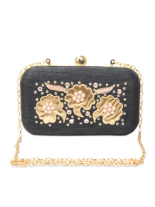black faux silk clutch - 11168525 - Very Small Image - 1