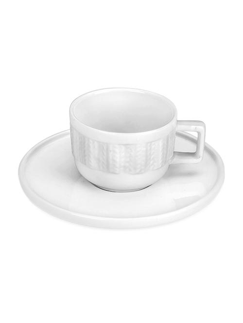 white porcelain cup and saucer set - 1117371 - Very Small Image - 1