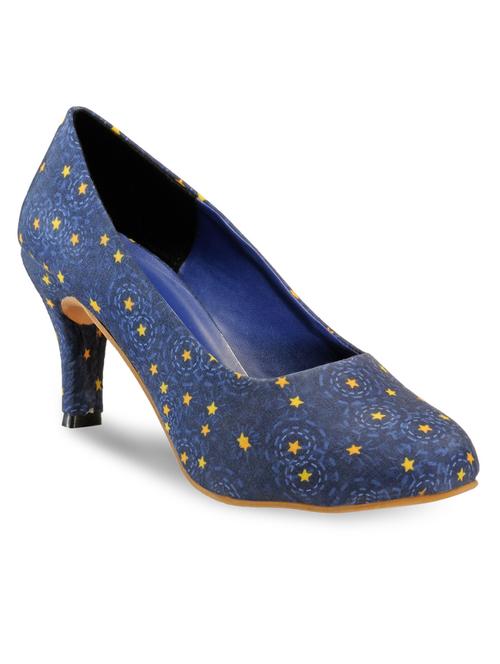blue canvas slip on pumps - 11181033 - Very Small Image - 1