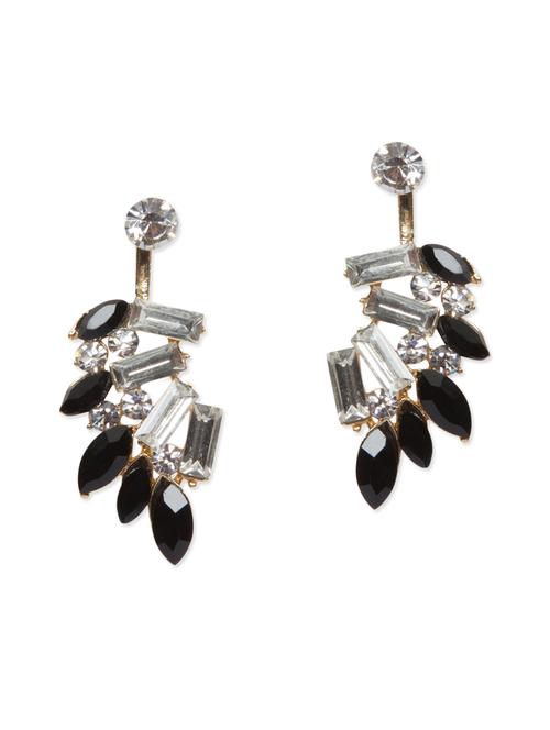 black metal drop earring - 11182841 - Very Small Image - 1