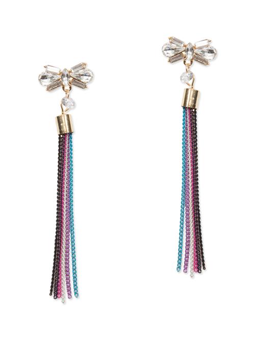 multi colored metal drop earring - 11182844 - Very Small Image - 1