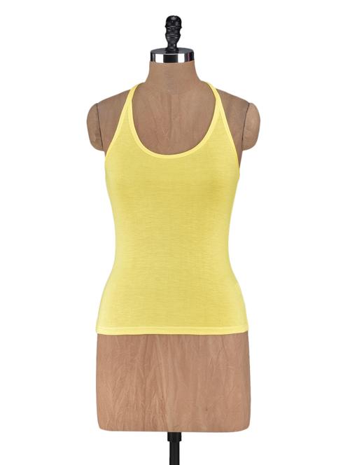 halter neck plain viscose knit top - 1118643 - Very Small Image - 1