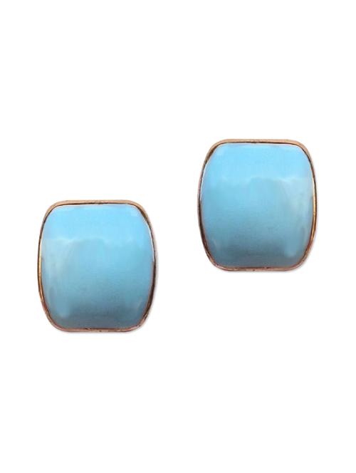 blue metal studs earring - 11190528 - Very Small Image - 1