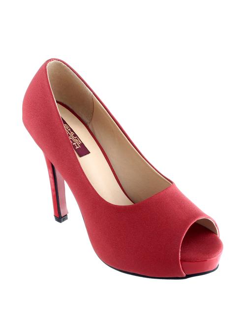 red sheet slip on sandals - 11195045 - Very Small Image - 1