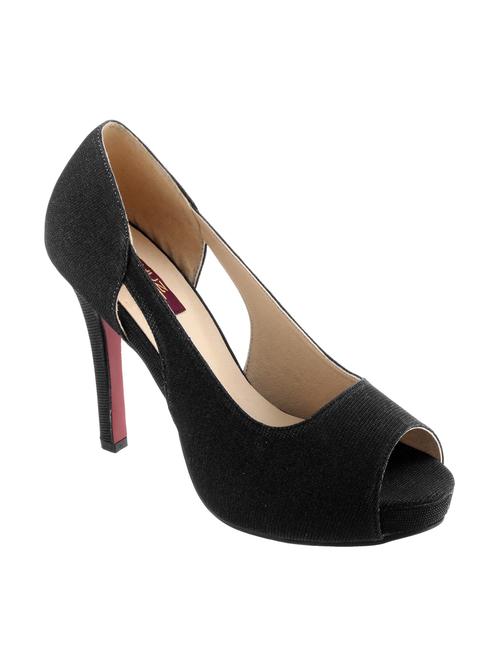 black sheet slip on sandals - 11195053 - Very Small Image - 1