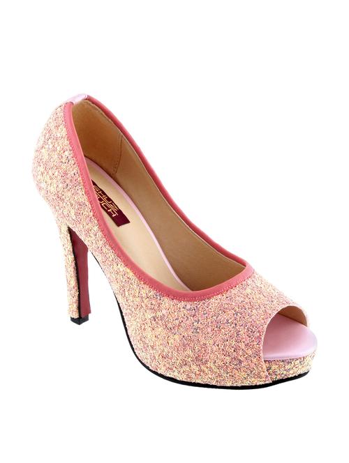 pink leatherette slip on sandals - 11195059 - Very Small Image - 1