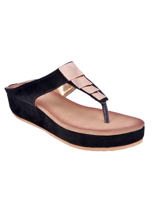 black fabric slip on sandals - 11214254 - Very Small Image - 1