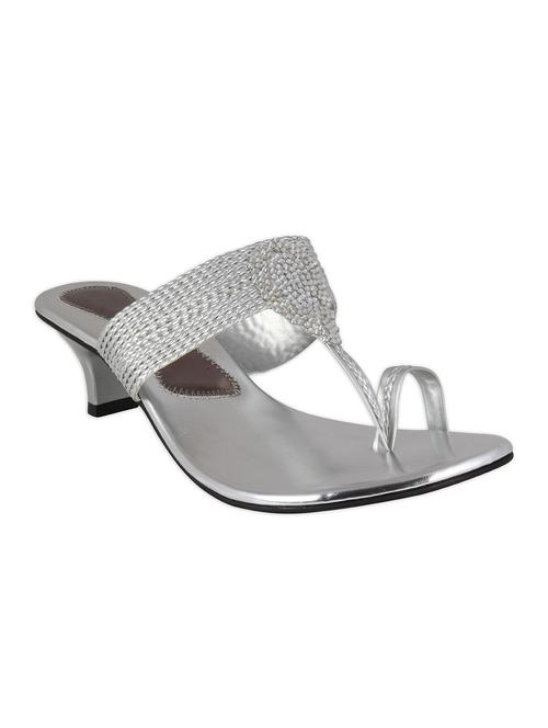 silver leather sandal - 11215572 - Very Small Image - 1