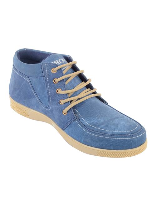 blue denim lace up boot - 11216574 - Very Small Image - 1