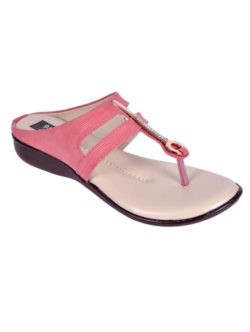 pink embellished flat sandal - 11217616 - Very Small Image - 1