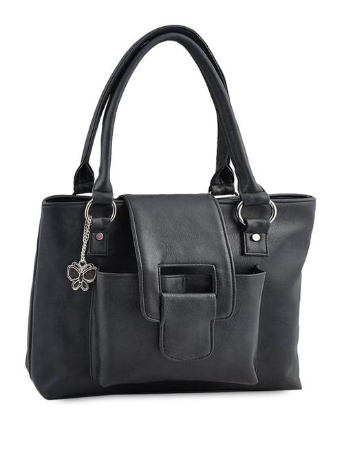 black leatherette handbag - 1122179 - Very Small Image - 1