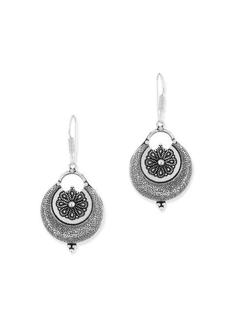 silver metal drop earring - 11227664 - Very Small Image - 1