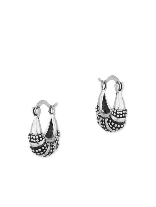 silver metal drop earring - 11227724 - Very Small Image - 1