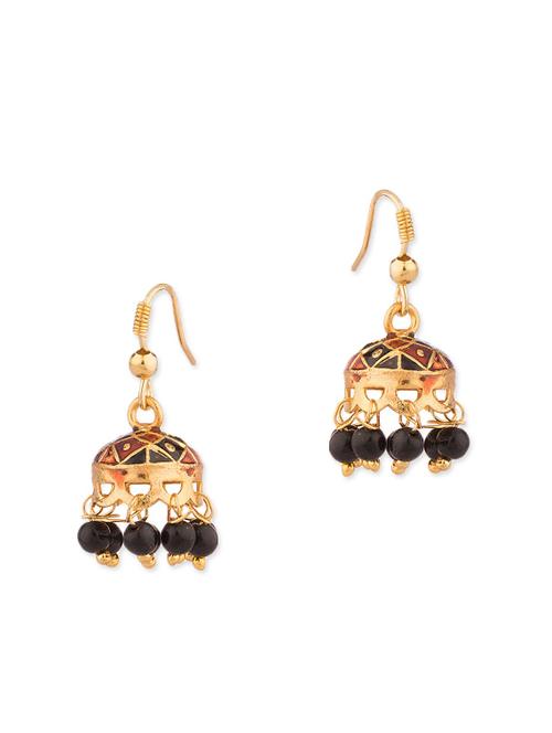 gold metal earring - 11227752 - Very Small Image - 1