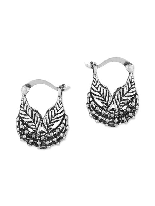 silver metal drop earring - 11227766 - Very Small Image - 1