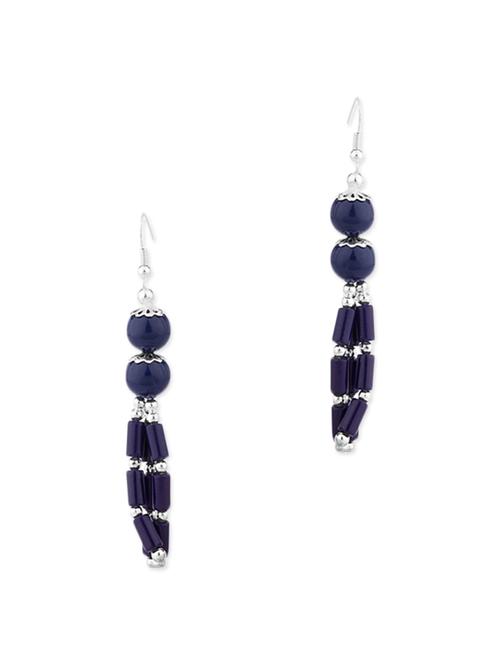 black metal drop earring - 11227784 - Very Small Image - 1