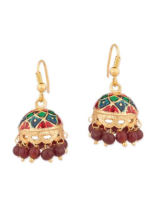 gold metal earring - 11227887 - Very Small Image - 1